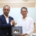 Wali Kota Batam sekaligus Kepala BP Batam, Amsakar Achmad, menerima kunjungan kehormatan Duta Besar Uni Emirat Arab (UEA) , Abdullah Salem Al Dhaheri, di Kantor Wali Kota Batam, Rabu (2/7/2025).