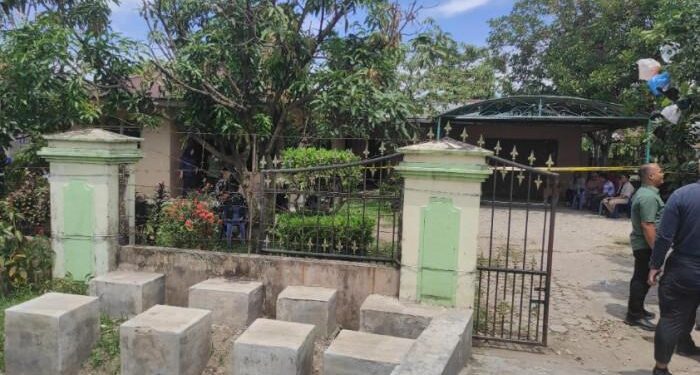 TKP Oknum TNI Tikam Istri di Deli Serdang. (Foto/Doc)