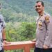 AKBP Yasir Ahmadi berfoto bersama Eks Kadishub Sumut, Topan Ginting. (Foto/Doc)