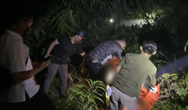 Penemuan mayat wanita dengan kondisi terborgol di Cisauk, Tangerang. (Foto/Doc)