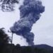 Gunung Marapi di Bukittinggi, Sumatra Barat, kembali erupsi pada Senin, 14 Juli 2025 pukul 19.15 WIB. (Foto/Doc)