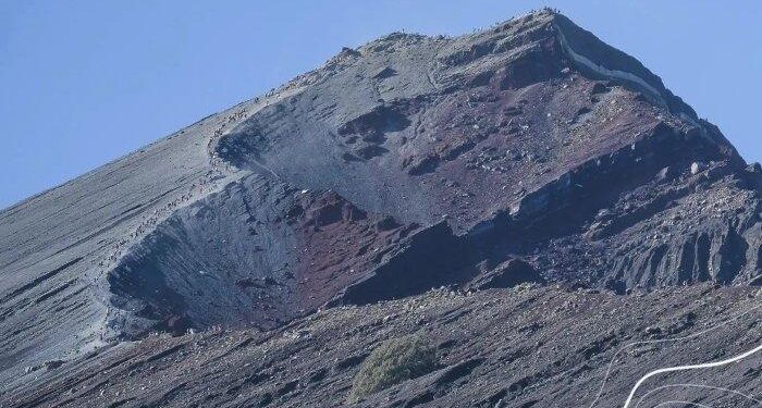 Jalur pendakian gunung Rinjani. (Foto/Doc)