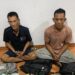 Dua tersangka penyelundup sabu dari Malaysia. (Foto/Doc)