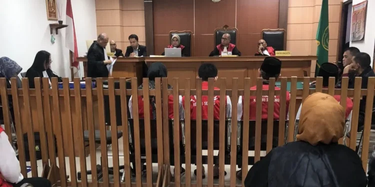 Suasana Sidang Bos Pabrik Narkoba di Serang Banten, Kamis, 3 Juli 2025. (Foto/Doc)