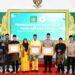 Bupati Syah Afandin Hadiri Acara Pelantikan Pengurus Dunia Melayu Dunia Islam (DMDI) Kabupaten Langkat serta Safari Dakwah Serantau Antar Bangsa. (Foto/Diskominfo Langkat)