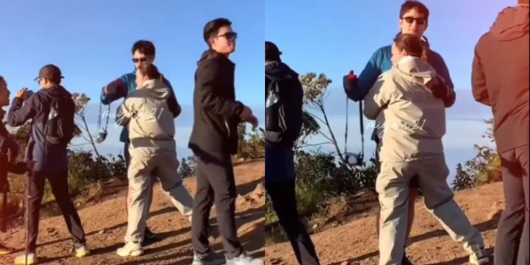 Amanda Manopo Kepergok Naik Gunung Merbabu Bareng Kenny Austin. (Foto/Doc)