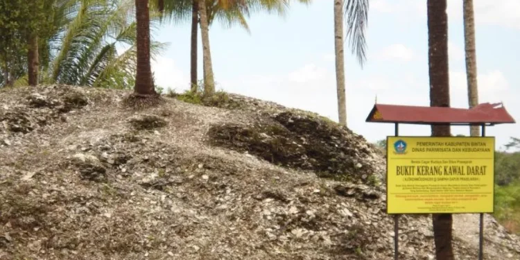 Bukit Kerang Kawal Darat. (Foto/Doc)