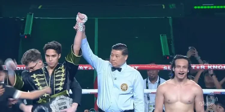 El Rumi Menang TKO dari Jefri Nichol. (Foto/Doc)