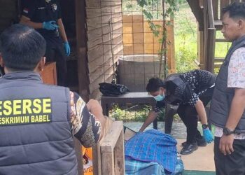 Pimred Media Online di Babel Ditemukan Tewas di Sumur. (Foto/Doc)