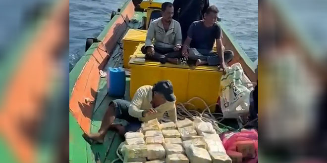 Polda Sumut Tangkap 2 Nelayan Bawa 190 Kg Sabu di Perairan Langkat. (Foto/Doc)