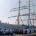 KRI Bima Suci Berlabuh di Teluk Bayur. (Foto/Doc)