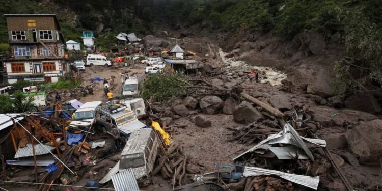 Banjir Bandang dan Tanah Longsor di Kashmir, Pakistan. (Foto/Doc)