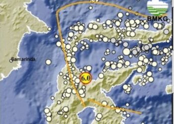 Gempa bumi dengan magnitudo 6,0 mengguncang wilayah Poso. (Foto/Doc)