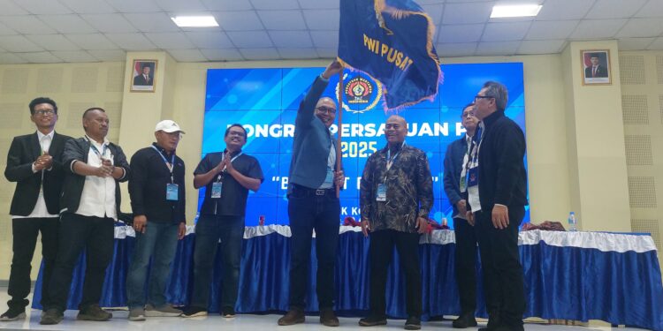 Akhmad Munir Terpilih Ketua Umum PWI Pusat. (Foto/Humas Kongres PWI 2025)