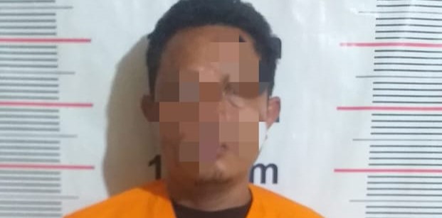 Pelaku tindak pidana pencurian sepeda motor yang terjadi di Dusun Pasar Rodi, Desa Empus, Kecamatan Bahorok, Kabupaten Langkat. (Foto/JR Siahaan)