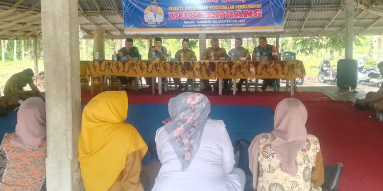 Pemerintah Nagari Tandikek Selatan Gelar Musrenbang Nagari Tahun Anggaran 2026. (Foto/Agustin)