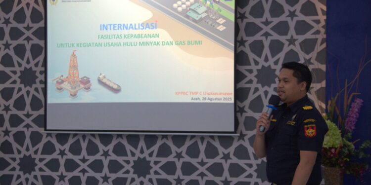 Bea Cukai Lhokseumawe Perkuat Kompetensi Pegawai Lewat Internalisasi dan Sosialisasi Fasilitas Hulu Migas. (Foto/Doc)