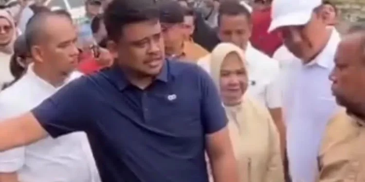 Bobby Nasution Berhentikan Truk Plat BL di Langkat. (Foto/Doc)