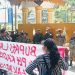 Masa AMP2L Lakukan Aksi Demo, Desak Bupati Copot Plt Kadisdik Langkat. (Foto/Doc)