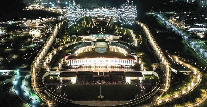 Kawasan Inti Pusat Pemerintahan di Ibu Kota Nusantara (IKN), Penajam Paser Utara, Kalimantan Timur. (Foto/Doc)