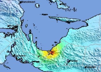 Nabire 2 Kali Diguncang Gempa Hari Ini. (Foto/Doc)