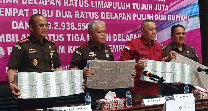 Kejati Sumut Terima Uang Pengganti dari Terpidana Adelin Lis Rp105,85 miliar. (Foto/Doc)