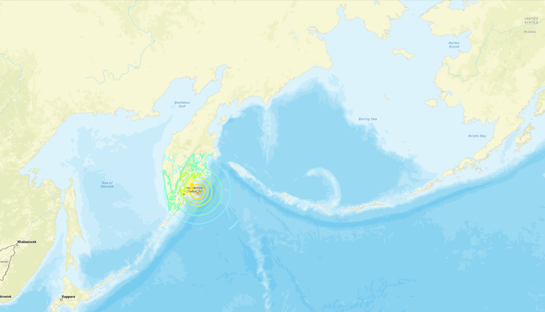 Gempa M7,8 Guncang Kamchatka Rusia. (Foto/Doc)