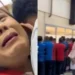 Potongan gambar sebuah video memperlihatkan momen haru yang diduga karyawan PT Gudang Garam menjadi viral di media sosial. (Foto/Doc)