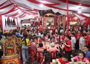 Perayaan HUT Dewa Guang Ze Zun Wang ke-140 Kota Binjai. (Foto/Diskominfo Binjai)