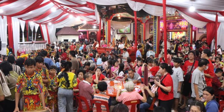 Perayaan HUT Dewa Guang Ze Zun Wang ke-140 Kota Binjai. (Foto/Diskominfo Binjai)