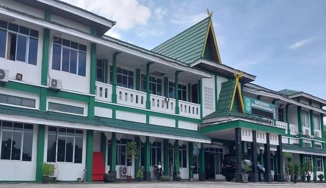 Kantor Pemerintahan Kabupaten Kepulauan Meranti di Selat Panjang. (Foto/Dokumentasi).