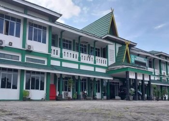 Kantor Pemerintah Kabupaten Kepulauan Meranti di Selatpanjang. Provinsi Riau. (Foto/Dokumentasi).