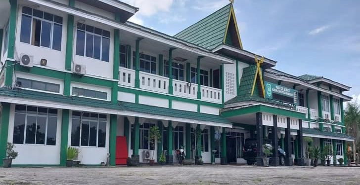 Kantor Pemerintah Kabupaten Kepulauan Meranti di Selatpanjang. Provinsi Riau. (Foto/Dokumentasi).