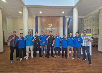 PWI Aceh Tamiang Jalin Sinergi dengan Bea Cukai Langsa dalam Pengawasan Barang Ilegal. (Foto/Humas PWI Aceh Tamiang)