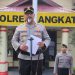 Kapolres Langkat Pimpin Apel Pelantikan dan Peresmian Pamapta. (Foto/JR Siahaan)