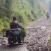 Jalan di wilayah Kecamatan Taraju terlihat rusak parah. (Foto/Panca)