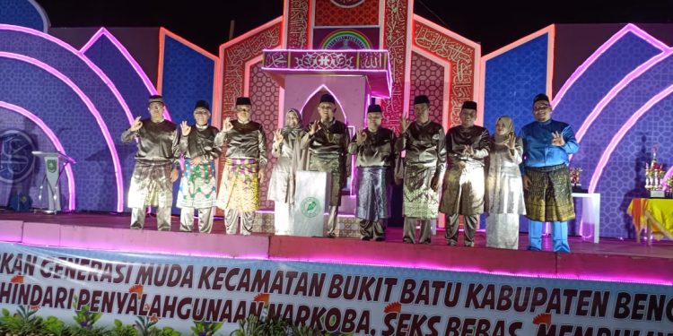 MTQ ke-36 Tingkat Kecamatan Bukit Batu Resmi Ditutup. (Foto/Darwis)