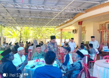 Acara tasyakuran Camat Vll Koto Sungai Sariak, Zulfikar,S.I.P,MM. (Foto/Agustin)
