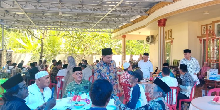 Acara tasyakuran Camat Vll Koto Sungai Sariak, Zulfikar,S.I.P,MM. (Foto/Agustin)