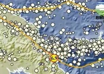 Gempa Magnitudo 6,9 Guncang Merauke Papua. (Foto/Doc)