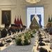 Working lunch sekaligus pertemuan bilateral dengan Presiden Brasil Luiz Inácio Lula da Silva di Istana Merdeka, Jakarta, Kamis (23/10/2025). (Foto/Doc)