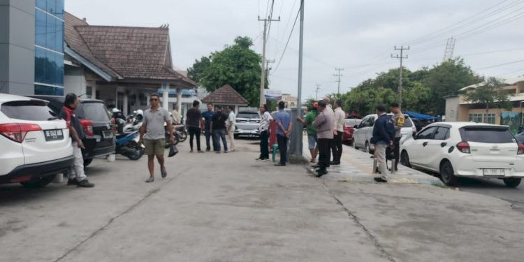 TKP Polisi Tembak Mati Pelaku Perusakan Pos Lantas di OKU. (Foto/Doc)