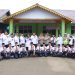 Polres Langkat Jadi Pembina Upacara Serentak di Sekolah. (Foto/JR Siahaan)