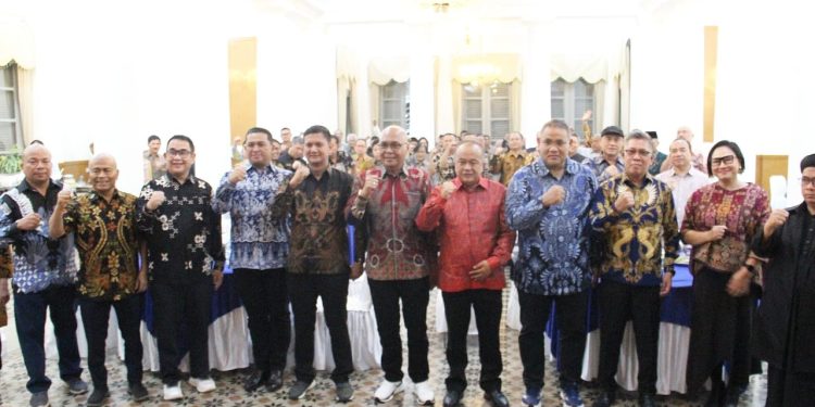 Acara gala dinner rangkaian kick-off Hari Pers Nasional (HPN) 2026 di Serang, Banten, Sabtu (29/11/25). (Foto/Doc)
