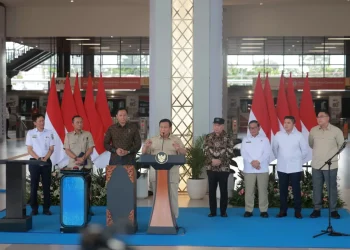Presiden Prabowo saat meresmikan Stasiun Tanah Abang Baru, Jakarta, Selasa (4/11/2025). (Foto/Doc)