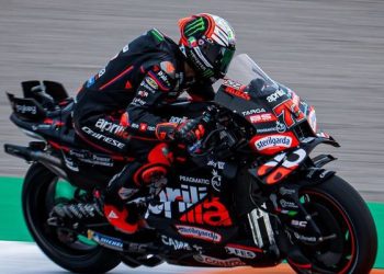 Pembalap Aprilia Racing, Marco Bezzecchi. (Foto/Doc)