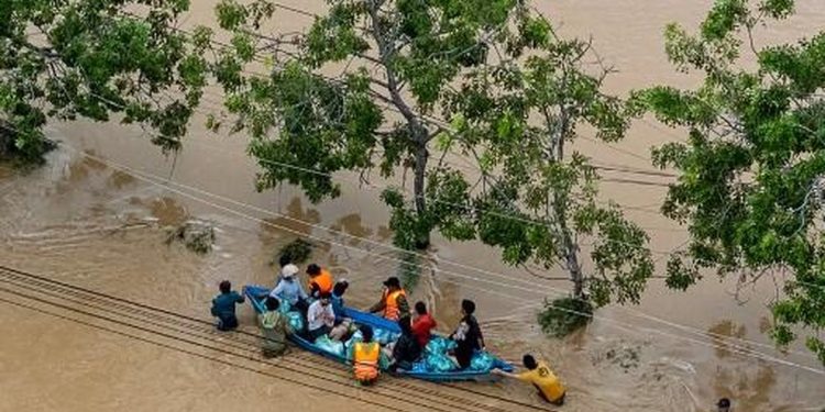 Kondisi Banjir di Vietnam. (Foto/Doc)