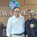 Ahli Pers Dewan Pers Saibansah Dardani bersama Ketua Dewan Pers Prof. Komaruddin Hidayat. (Foto/PWI Kepri)