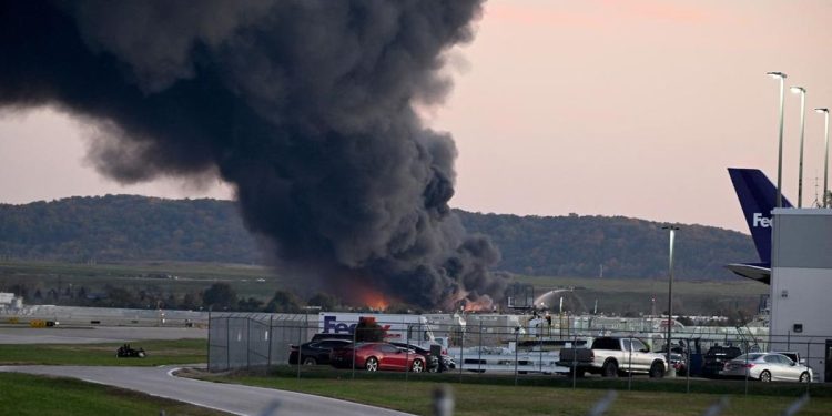 Pesawat Kargo UPS Jatuh di Louisville AS. (Foto/Doc)