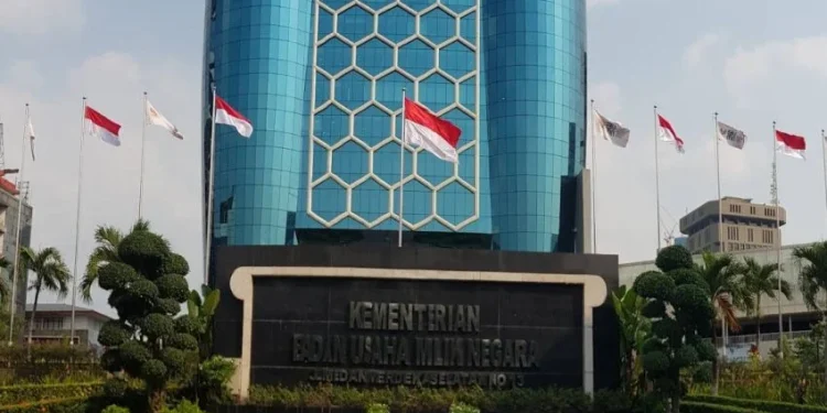 Gedung Kementerian BUMN. (Foto/Doc)